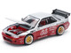 Nissan Pandem S13 RHD Right Hand Drive #66 Moontech Silver and Red Metallic 1/64 Diecast Model Car Pop Race PR640258 Nissan Pandem S13 RHD Right Hand Drive #66 Moontech Silver and Red Metallic 1/64 Diecast Model Car Pop Race PR640258
