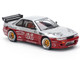 Nissan Pandem S13 RHD Right Hand Drive #66 Moontech Silver and Red Metallic 1/64 Diecast Model Car Pop Race PR640258 Nissan Pandem S13 RHD Right Hand Drive #66 Moontech Silver and Red Metallic 1/64 Diecast Model Car Pop Race PR640258