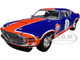 1970 Ford Mustang Custom #1 Gulf Oil Dark Blue with Orange Graphics Limited Edition to 7850 pieces Worldwide 1/24 Diecast Model Car M2 Machines 40300-135B