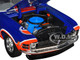 1970 Ford Mustang Custom #1 Gulf Oil Dark Blue with Orange Graphics Limited Edition to 7850 pieces Worldwide 1/24 Diecast Model Car M2 Machines 40300-135B