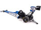 NHRA TFD Top Fuel Dragster #5 Brittany Force HendrickCars com Blue and White 2025 1/24 Diecast Model Auto World AWN044
