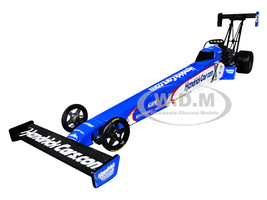 NHRA TFD Top Fuel Dragster #5 Brittany Force HendrickCars com Blue and White 2025 1/24 Diecast Model Auto World AWN044