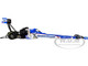 NHRA TFD Top Fuel Dragster #5 Brittany Force HendrickCars com Blue and White 2025 1/24 Diecast Model Auto World AWN044