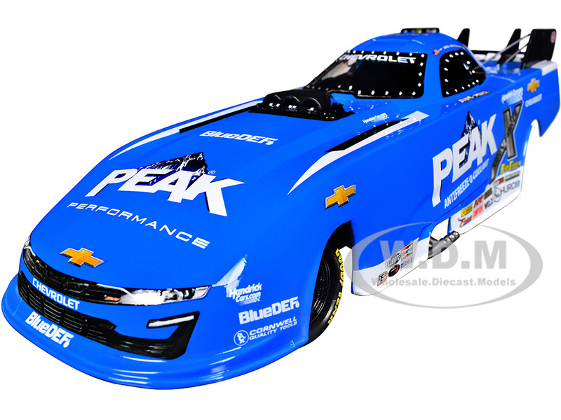 Chevrolet Camaro SS NHRA Funny Car Jack Beckman Peak 2025 John Force Racing Limited Edition 1/24 Diecast Model Auto World AWN049