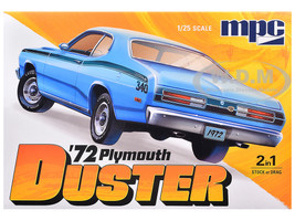 Skill 2 Model Kit 1972 Plymouth Duster 2 in 1 Kit 1/25 Scale Model MPC MPC1006