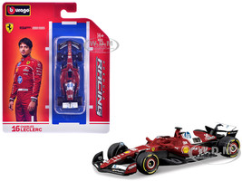 Ferrari SF 25 #16 Charles Leclerc Formula One F1 World Championship 2025 Formula Racing Series 1/64 Diecast Model Car Bburago 56801CL