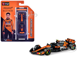 McLaren MCL39 #4 Lando Norris Winner Formula One F1 Australian GP 2025 Formula Racing Series 1/64 Diecast Model Car by Bburago 58001LN