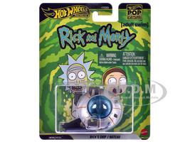 Rick s Ship Silver Rick and Morty 2013 Current TV Series Pop Culture Series Diecast Model Car Hot Wheels JHW95