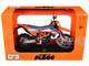 2023 KTM 690 SMC R Orange and Blue with Display Base 1/12 Diecast Model Maisto 32727BL