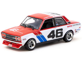 Datsun 510 #46 John Morton "Brock Racing Enterprises Winner Trans Am 2 5 Championship 1971 Hobby64 Series 1/64 Diecast Model Car Tarmac Works T64-052-71BRE46