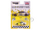Toyota GR86 RHD Right Hand Drive MoonEyes White with Yellow Flames and Graphics Global64 Series 1/64 Diecast Model Tarmac Works T64G-038-MOON