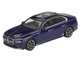 BMW i7 xDrive60 Tanzanite Blue Metallic with Sun Roof Limited Edition 1/64 Diecast Model Car Mini GT MGT01111