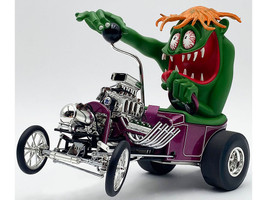 Rat Fink T Bucket Mother s Worry Purple Metallic with Figure Limited Edition to 516 pieces Worldwide 1/18 Diecast Model Car ACME A1800816