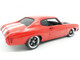 1970 Chevrolet Chevelle SS Red Eye Red with White Stripes Limited Edition to 354 pieces Worldwide 1/18 Diecast Model Car ACME A1805529