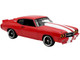 1970 Chevrolet Chevelle SS Red Eye Red with White Stripes Limited Edition to 354 pieces Worldwide 1/18 Diecast Model Car ACME A1805529