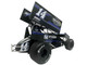 Winged Sprint Car #14CC Corey Day Blue Version Driven 2 Save Lives Jason Meyers Racing (2025) 1/18 Diecast Model Car ACME A1825013