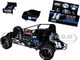 Winged Sprint Car #14CC Corey Day Blue Version Driven 2 Save Lives Jason Meyers Racing (2025) 1/18 Diecast Model Car ACME A1825013