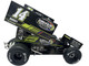 Winged Sprint Car #14CC Corey Day Green Version Driven 2 Save Lives Jason Meyers Racing 2025 1/18 Diecast Model Car ACME A1825016