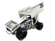 Winged Sprint Car #35 Jamie Veal SWI Earthworks White 2025 1/18 Diecast Model Car ACME A1825020