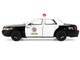 Ford Crown Victoria LAPD Los Angeles Police Department Black and White The Fast and the Furious 2001 Movie Fast & Furious Series 1/32 Diecast Model Car Jada 36357