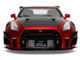 Nissan GT R R35 Liberty Walk Body Kit 2 0 RHD Right Hand Drive Red Metallic with Carbon Hood Pink Slips Series 1/18 Diecast Model Car Jada 36465 Nissan GT R R35 Liberty Walk Body Kit 2 0 RHD Right Hand Drive Red Metallic with Carbon Hood Pink Slips Series 1/18 Diecast Model Car Jada 36465