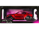 Nissan GT R R35 Liberty Walk Body Kit 2 0 RHD Right Hand Drive Red Metallic with Carbon Hood Pink Slips Series 1/18 Diecast Model Car Jada 36465