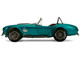 Shelby Cobra 427 MKII Teal Metallic with Gray Stripes Pink Slips Series 1/18 Diecast Model Car Jada 36467