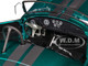 Shelby Cobra 427 MKII Teal Metallic with Gray Stripes Pink Slips Series 1/18 Diecast Model Car Jada 36467