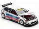 Pandem Civic EG6 RHD Right Hand Drive White with Stripes and Graphics VDX Tokyo Auto Salon Hong Kong 2025 Special Edition 1/64 Diecast Model Car Pop Race PR640457