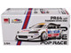 Pandem Civic EG6 RHD Right Hand Drive White with Stripes and Graphics VDX Tokyo Auto Salon Hong Kong 2025 Special Edition 1/64 Diecast Model Car Pop Race PR640457