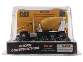 CAT Caterpillar CT660 Concrete Mixer Yellow Micro Constructor Series Diecast Model Diecast Masters 84521CS