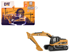 CAT Caterpillar 320D L Hydraulic Excavator Yellow 1/87 (HO) Diecast Model Diecast Masters 84663CS