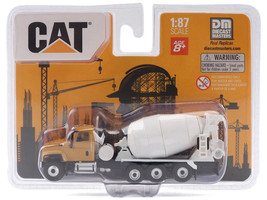 CAT Caterpillar CT681 Concrete Mixer Yellow 1/87 (HO) Diecast Model Diecast Masters 84664CS