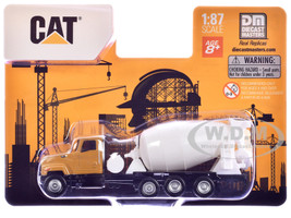 CAT Caterpillar CT681 Concrete Mixer Yellow 1/87 (HO) Diecast Model Diecast Masters 84664CS