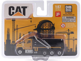 CAT Caterpillar CT681 Dump Truck Yellow 1/87 (HO) Diecast Model Diecast Masters 84665CS