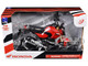 Honda GROM Motorcycle Red 1/12 Diecast Model New Ray 58503A