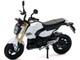 Honda GROM Motorcycle White 1/12 Diecast Model New Ray 58503B