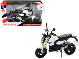 Honda GROM Motorcycle White 1/12 Diecast Model New Ray 58503B