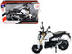 Honda GROM Motorcycle White 1/12 Diecast Model New Ray 58503B