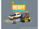 Heavy Lifters 4 piece Diecast Set Limited Edition for 1/64 Scale Models American Diorama AD-2431MJ