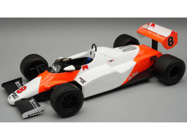 McLaren MP4 1C #8 Niki Lauda 2nd Place Formula One F1 United States GP West 1983 with Display Case Mythos Series Limited Edition to 40 pieces Worldwide 1/18 Model Car Tecnomodel TM18-385B