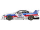 Nissan LB Super Silhouette S15 SILVIA RHD Right Hand Drive #12 GARASIDRIFT White with Red and Blue Graphics 1/18 Model Car Top Speed TS0635