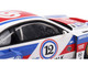 Nissan LB Super Silhouette S15 SILVIA RHD Right Hand Drive #12 GARASIDRIFT White with Red and Blue Graphics 1/18 Model Car Top Speed TS0635