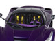 2012 Ferrari LaFerrari Purple Dubai Metallic Viola Vio with Black Top With Display Case Limited Edition to 300 pieces Worldwide 1/18 Diecast Model Car BBR BBR182237DIE