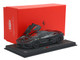Ferrari LaFerrari Matt Black With Display Case Limited Edition to 78 pieces Worldwide 1/18 Diecast Model Car BBR BBR182242DIE
