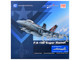 Boeing F A 18E Super Hornet Fighter Aircraft Dagger Team with decals United States Navy Air Power Series 1/72 Diecast Model Hobby Master HA5140B