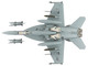 Boeing F A 18F Super Hornet Fighter Aircraft 165875 Green Hornet VX 23 Salty Dogs NAS Patuxent River 2011 United States Navy Air Power Series 1/72 Diecast Model Hobby Master HA5142