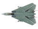 Grumman F 14A Tomcat Fighter Aircraft VF 1 with Optional Decals United States Navy Air Power Series 1/72 Diecast Model Hobby Master HA5260