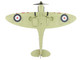 Supermarine Spitfire Mk 1a Fighter Aircraft X4009 Flight Lieutenant P C Hughes 1940 British Royal Air Force Air Power Series 1/48 Diecast Model Hobby Master HA7818