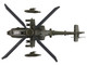 Boeing AH 64E Apache Echo Attack Helicopter ZM714 Middle Wallop 2022 British Army Air Power Series 1/72 Diecast Model Hobby Master HH1220